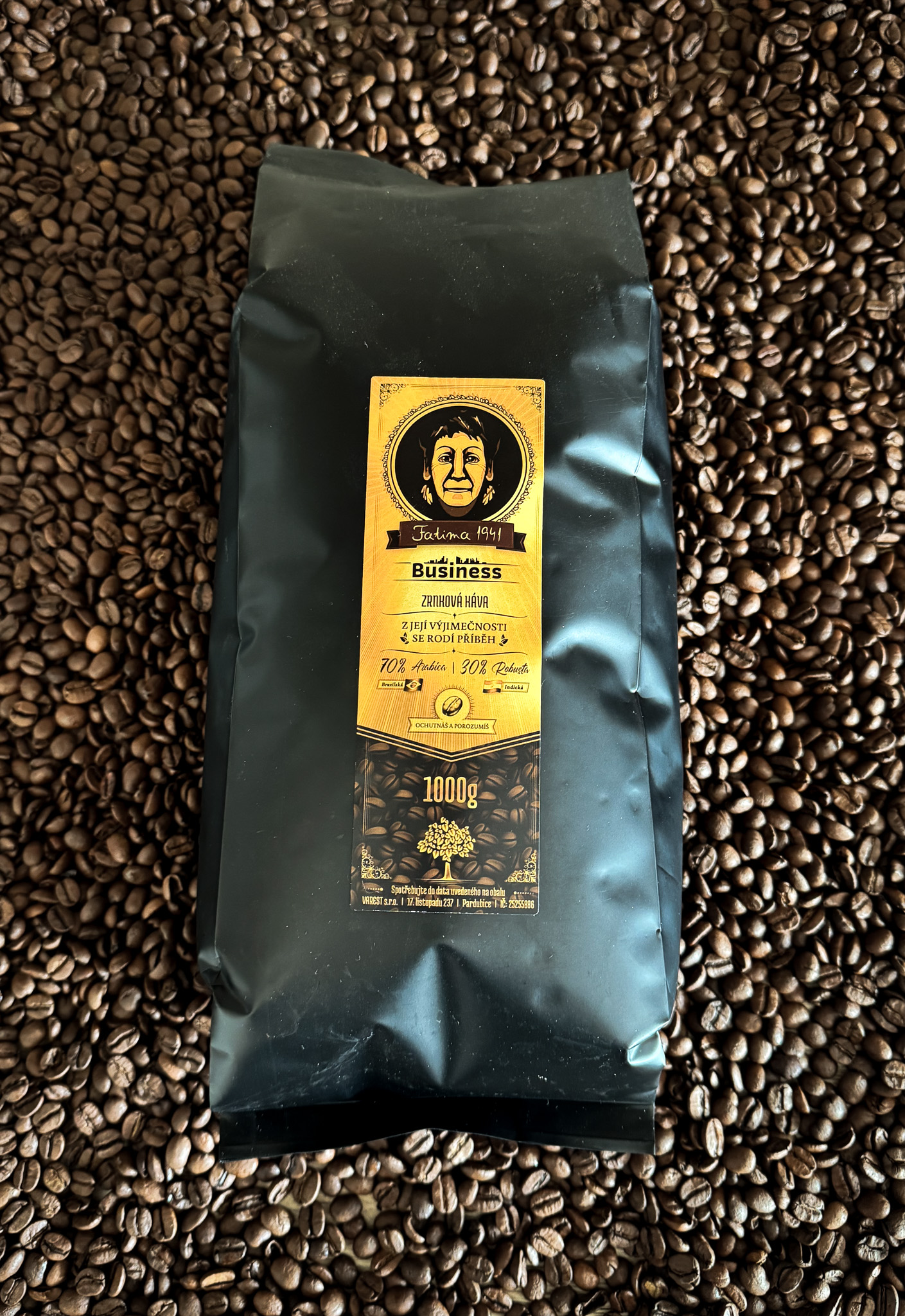 Káva Fatima Business (70% arabica/ 30% robusta)